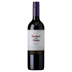 Casillero del Diablo Merlot case of 6 or £7.49 per bottle